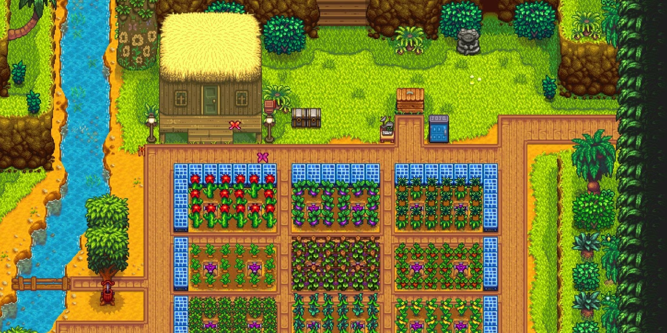 trang trại trong Stardew Valley